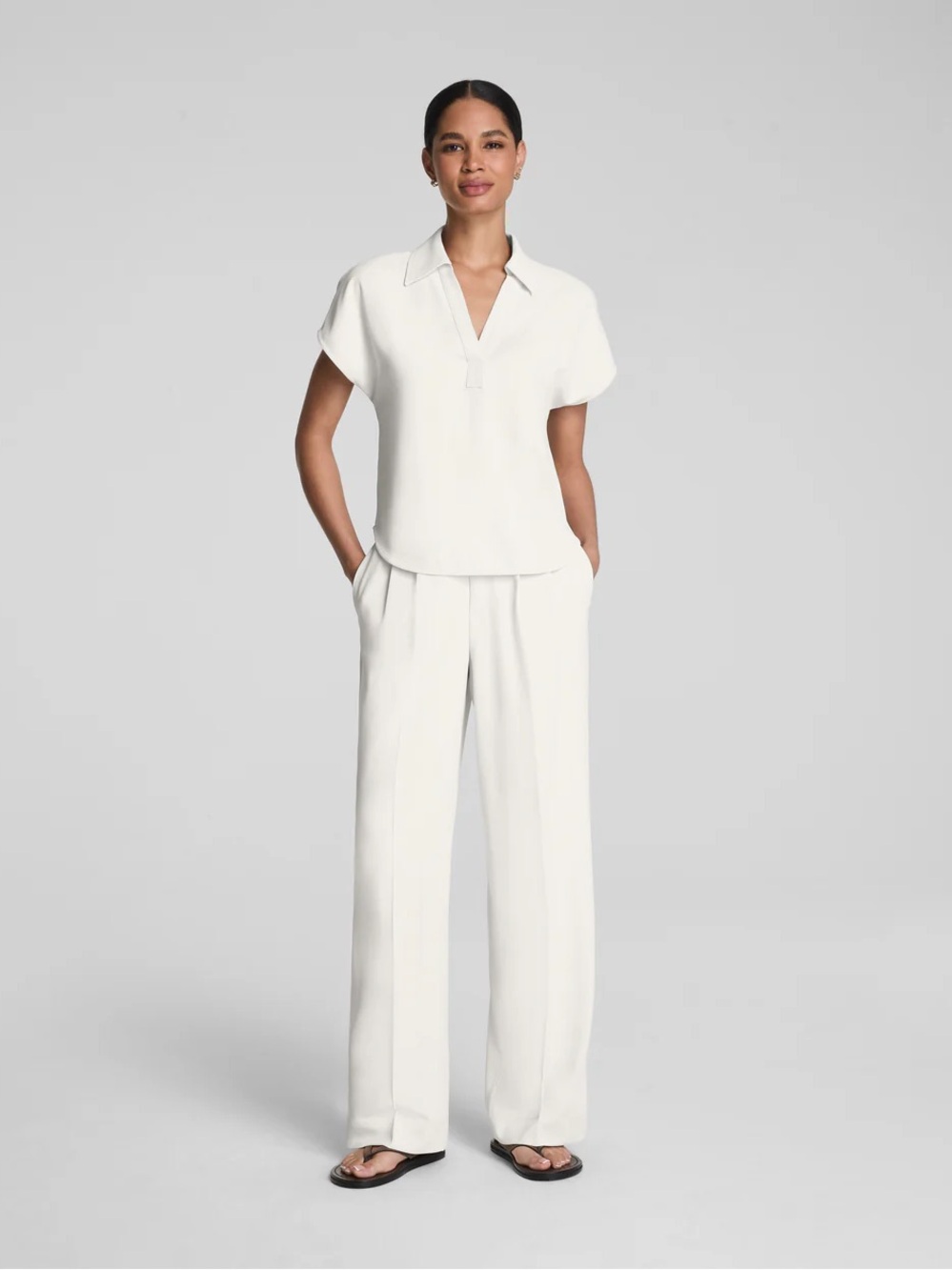 NWOT - SPANX CarryOn Wide Leg Pant